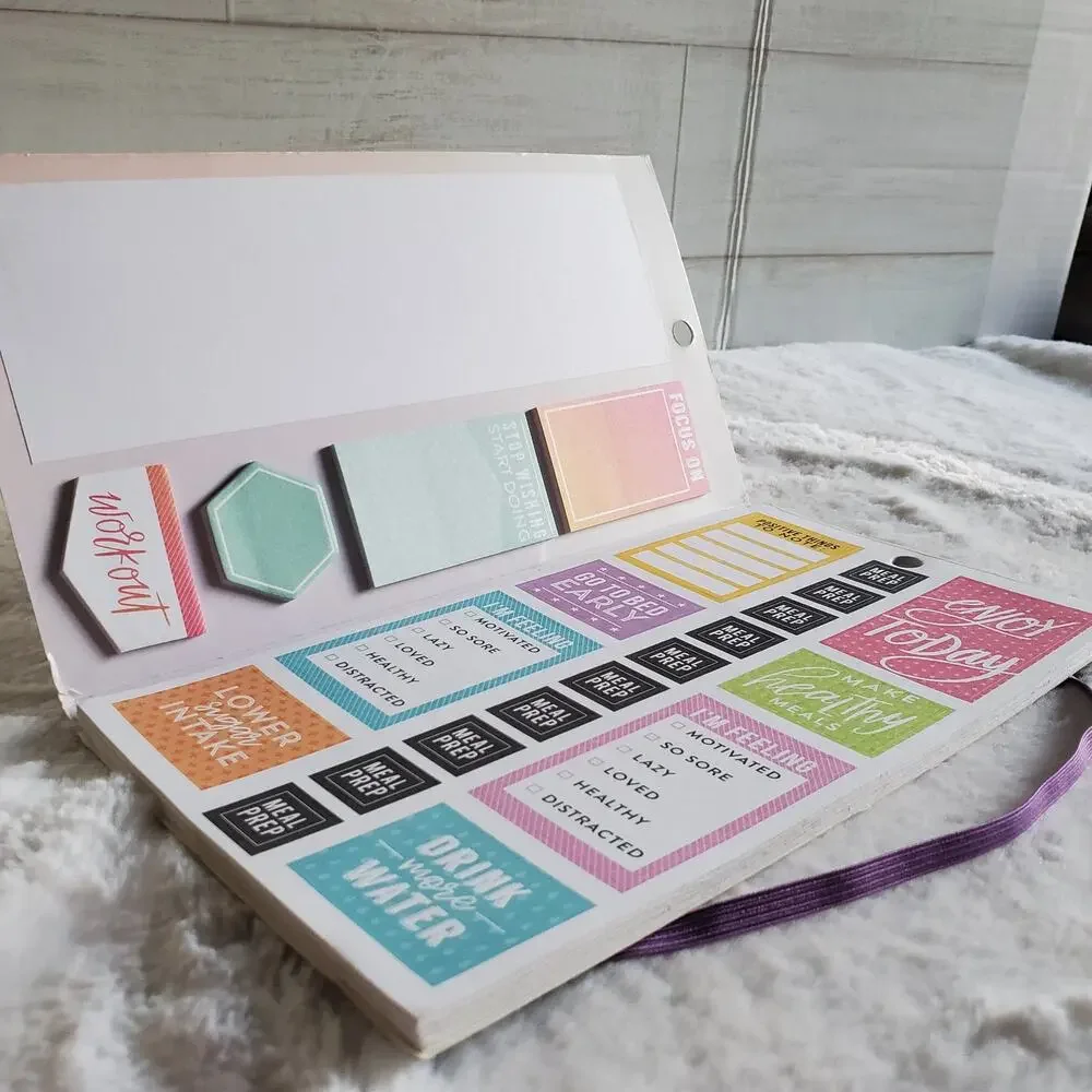 The Happy Planner Healthy Hero Accessory Book Read Description